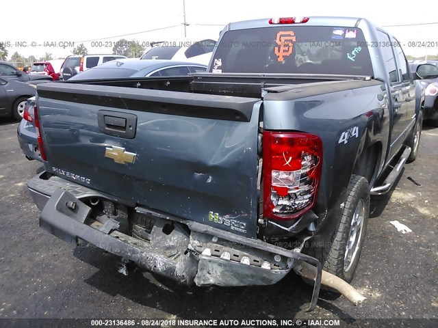 2GCFK135191122143 - 2009 CHEVROLET SILVERADO K1500 HYBRID GRAY photo 4