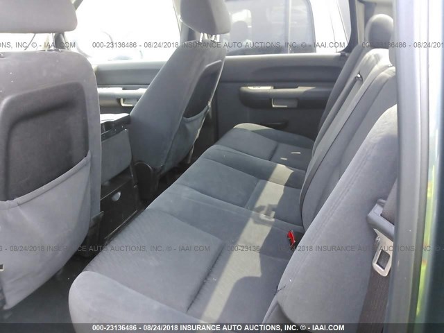 2GCFK135191122143 - 2009 CHEVROLET SILVERADO K1500 HYBRID GRAY photo 8