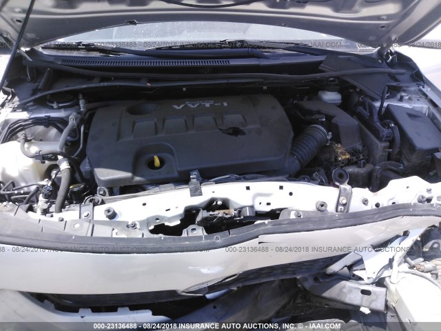 JTDBL40E29J004481 - 2009 TOYOTA COROLLA LE/XLE 银色 照片 10