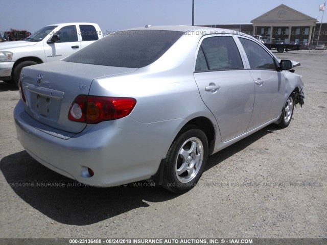 JTDBL40E29J004481 - 2009 TOYOTA COROLLA LE/XLE 银色 照片 4