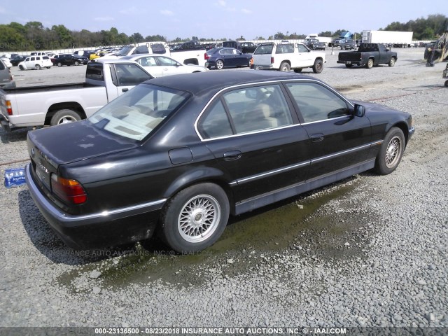WBAGJ8325WDM14378 - 1998 BMW 740 IL BLACK photo 4