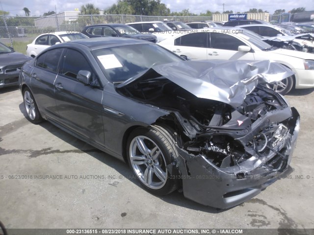 WBA6D0C56GG432676 - 2016 BMW 640 I/GRAN COUPE GRAY photo 1
