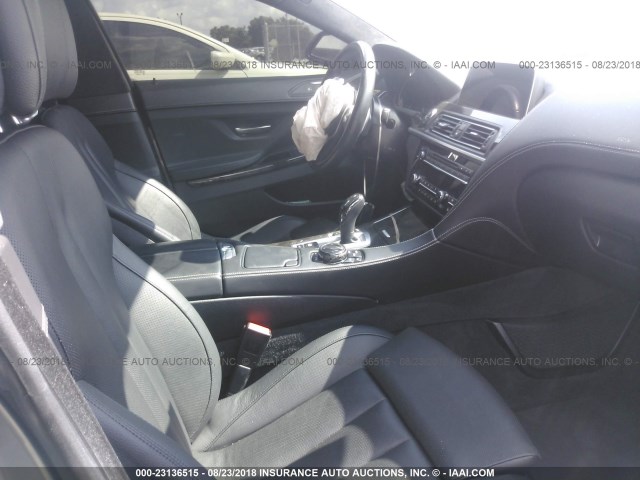 WBA6D0C56GG432676 - 2016 BMW 640 I/GRAN COUPE GRAY photo 5