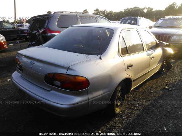 1Y1SK5281YZ406374 - 2000 CHEVROLET GEO PRIZM LSI 棕色 照片 4