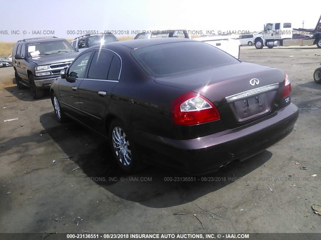 JNKBF01A92M001141 - 2002 INFINITI Q45 PURPLE photo 3