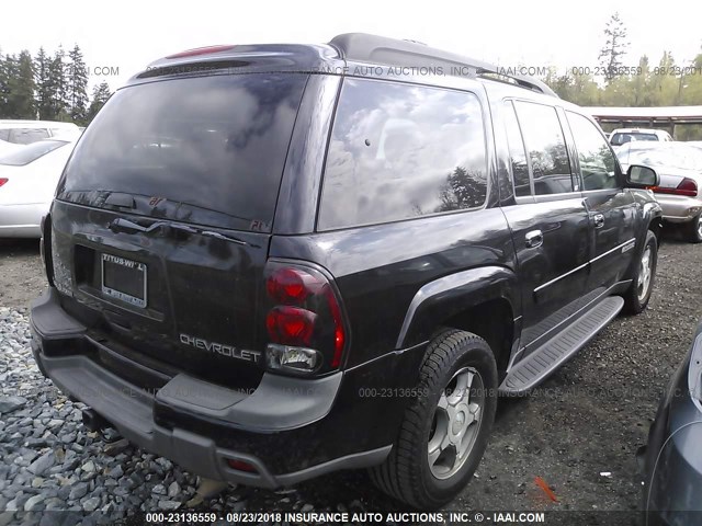 1GNET16S046199136 - 2004 CHEVROLET TRAILBLAZER EXT LS/EXT LT BLACK photo 4