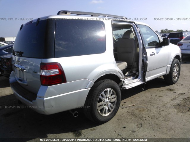 1FMJU1H58BEF46447 - 2011 FORD EXPEDITION XLT/KING RANCH SILVER photo 4