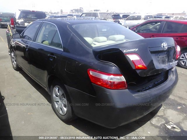 4T1BE46K97U575819 - 2007 TOYOTA CAMRY NEW GENERAT CE/LE/XLE/SE BLACK photo 3