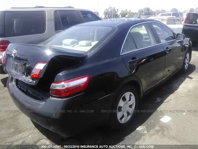 4T1BE46K97U575819 - 2007 TOYOTA CAMRY NEW GENERAT CE/LE/XLE/SE BLACK photo 4