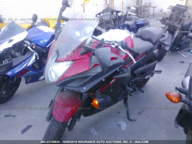 JYARJ18Y1FA003119 - 2015 YAMAHA FZ6 RC RED photo 2