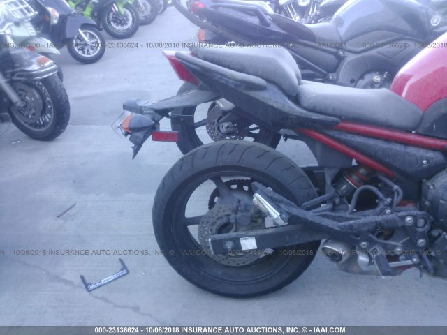 JYARJ18Y1FA003119 - 2015 YAMAHA FZ6 RC RED photo 6