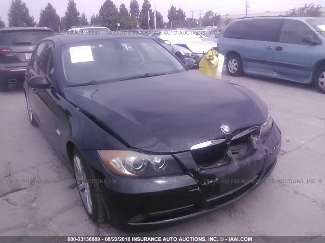 WBAVC53588FZ83548 - 2008 BMW 328 I SULEV BLACK photo 1