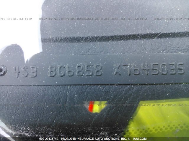 4S3BG6858X7645035 - 1999 SUBARU LEGACY OUTBACK/SSV/LIMITED/30TH WHITE photo 9