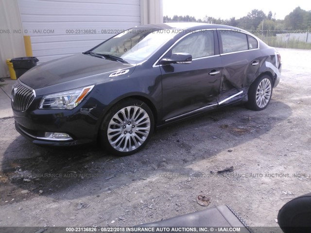 1G4GF5G31FF298778 - 2015 BUICK LACROSSE PREMIUM GRAY photo 2