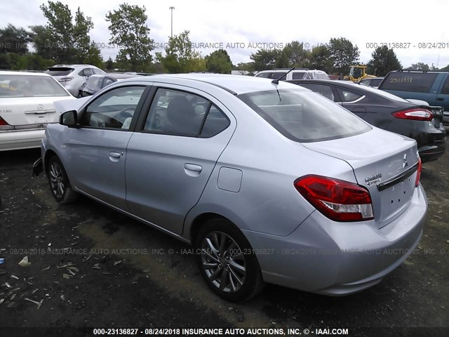 ML32F3FJ0JHF00368 - 2018 MITSUBISHI MIRAGE G4 ES Gümüş foto 3