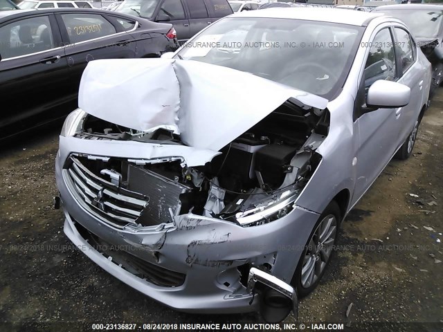 ML32F3FJ0JHF00368 - 2018 MITSUBISHI MIRAGE G4 ES Gümüş foto 6