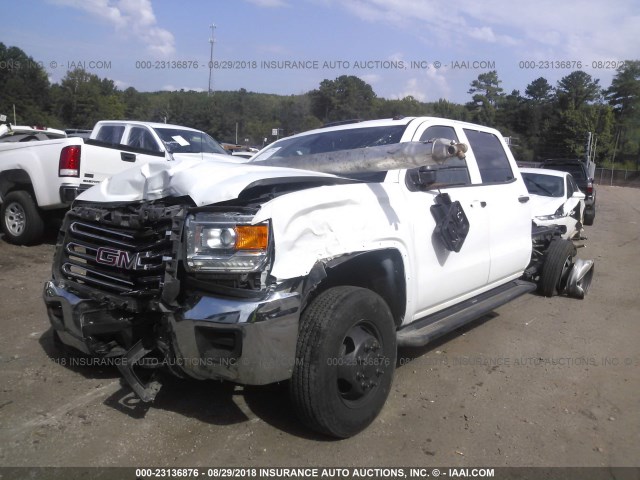 1GT42VC87GF258260 - 2016 GMC SIERRA K3500 WHITE photo 2