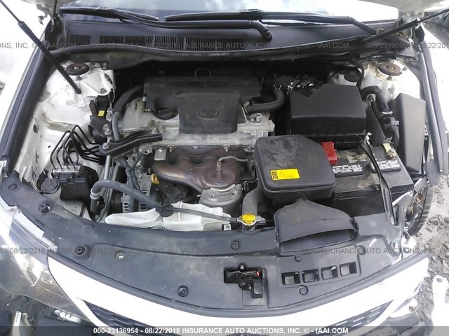 4T1BF1FKXDU676536 - 2013 TOYOTA CAMRY L/SE/LE/XLE 白色 照片 10