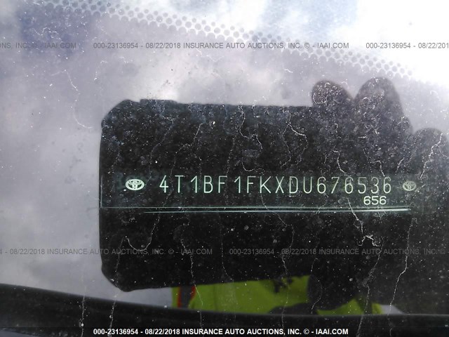 4T1BF1FKXDU676536 - 2013 TOYOTA CAMRY L/SE/LE/XLE 白色 照片 9