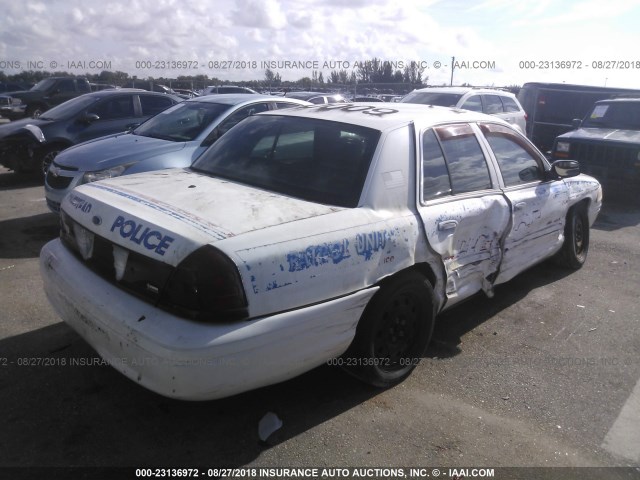 2FABP7BV6AX118309 - 2010 FORD CROWN VICTORIA POLICE INTERCEPTOR WHITE photo 4