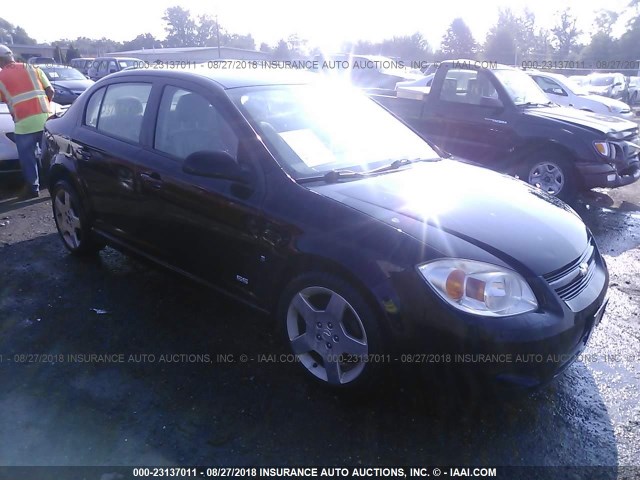 1G1AM55B267688589 - 2006 CHEVROLET COBALT SS BLACK photo 1