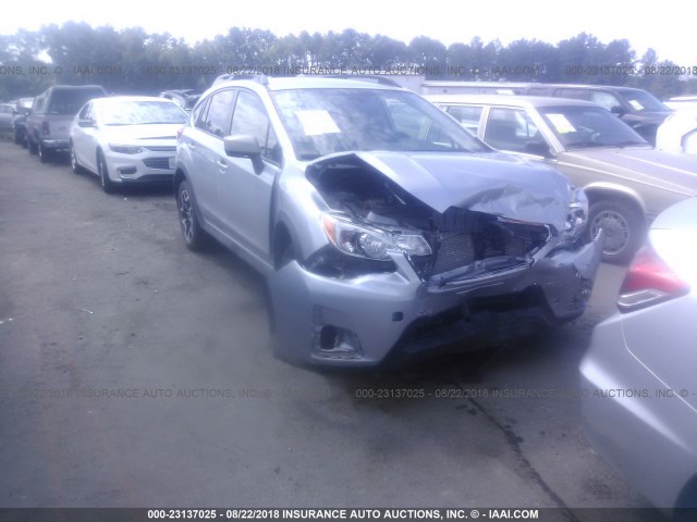 JF2GPADC4H8265216 - 2017 SUBARU CROSSTREK PREMIUM ვერცხლისფერი ფოტო 1