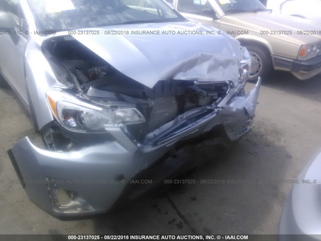 JF2GPADC4H8265216 - 2017 SUBARU CROSSTREK PREMIUM ვერცხლისფერი ფოტო 6