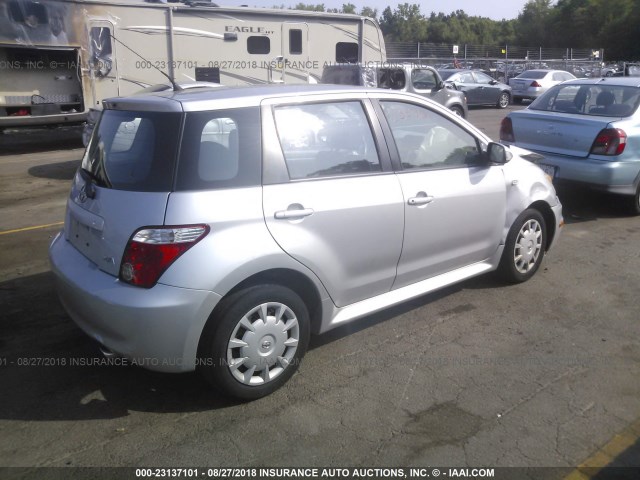 JTKKT604360169131 - 2006 TOYOTA SCION XA SILVER photo 4