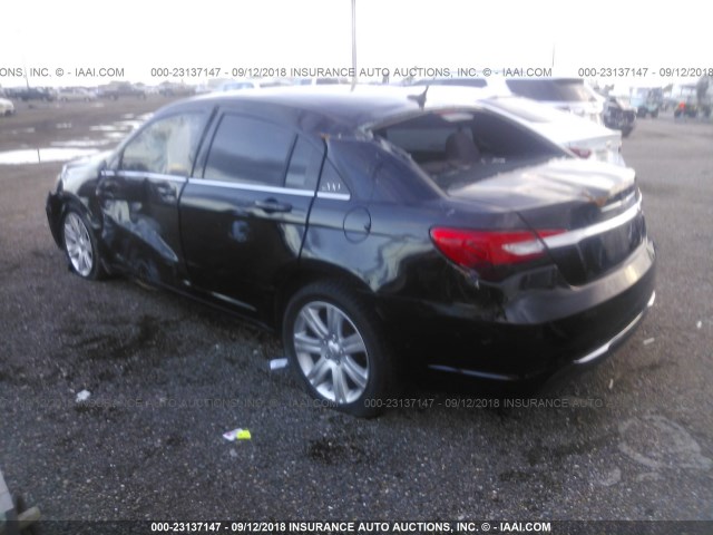 1C3CCBBB6CN267315 - 2012 CHRYSLER 200 TOURING BLACK photo 3