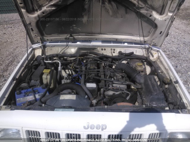 1J4FF68S9XL508567 - 1999 JEEP CHEROKEE SPORT/CLASSIC თეთრი ფოტო 10