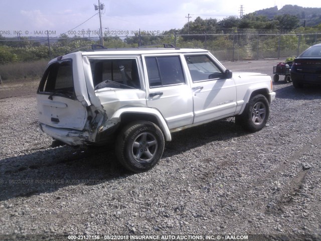 1J4FF68S9XL508567 - 1999 JEEP CHEROKEE SPORT/CLASSIC WHITE photo 4