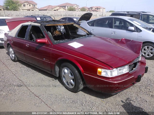 1G6KY5297VU800372 - 1997 CADILLAC SEVILLE STS RED photo 1