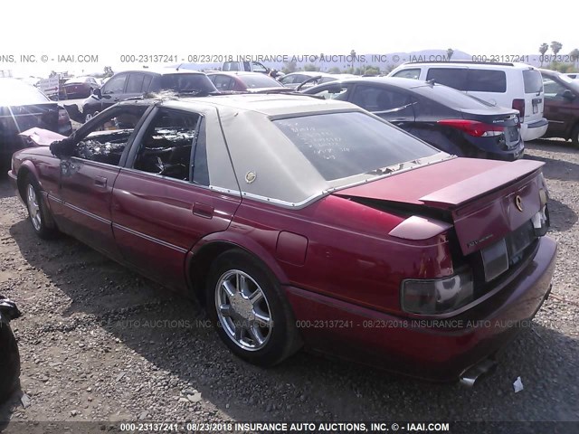 1G6KY5297VU800372 - 1997 CADILLAC SEVILLE STS RED photo 3