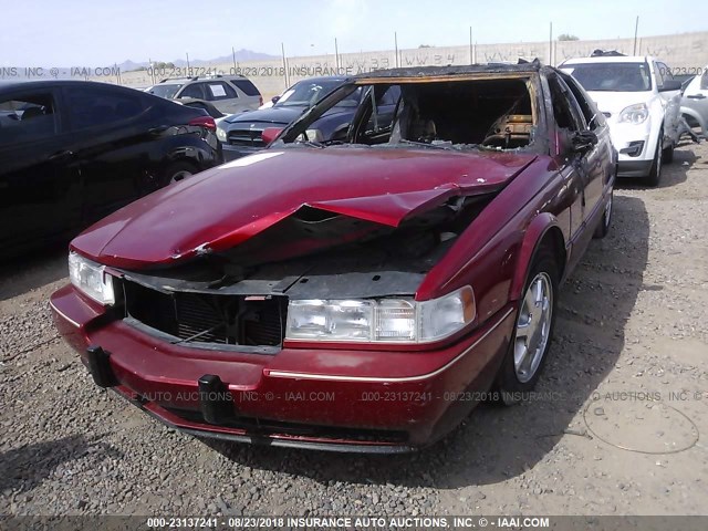 1G6KY5297VU800372 - 1997 CADILLAC SEVILLE STS RED photo 6