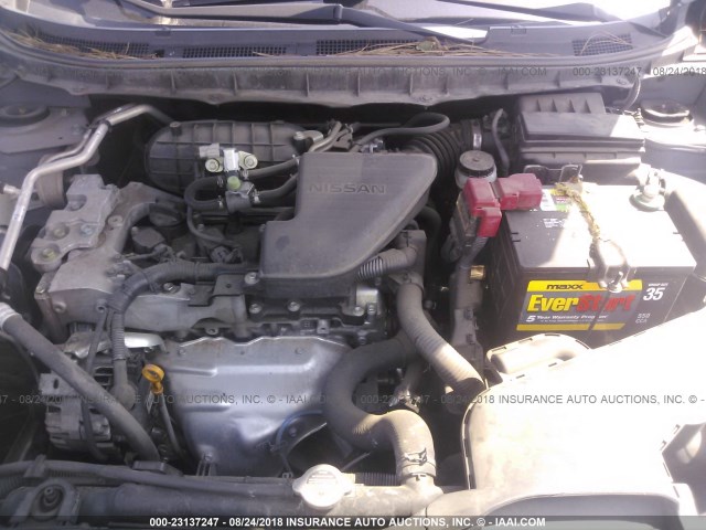 JN8AS5MT4BW576095 - 2011 NISSAN ROGUE S/SV/KROM SILVER photo 10
