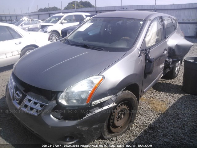 JN8AS5MT4BW576095 - 2011 NISSAN ROGUE S/SV/KROM SILVER photo 2
