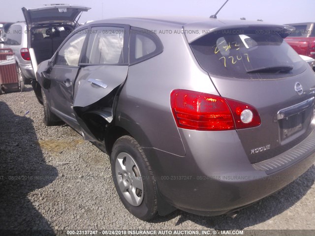 JN8AS5MT4BW576095 - 2011 NISSAN ROGUE S/SV/KROM SILVER photo 3