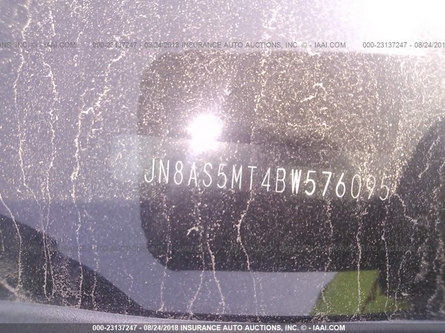 JN8AS5MT4BW576095 - 2011 NISSAN ROGUE S/SV/KROM SILVER photo 9
