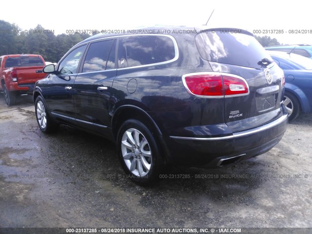 5GAKRCKD2EJ263593 - 2014 BUICK ENCLAVE BLACK photo 3