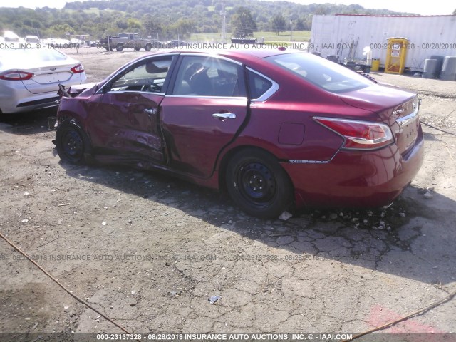 1N4AL3AP4FN862518 - 2015 NISSAN ALTIMA 2.5/S/SV/SL MAROON photo 3