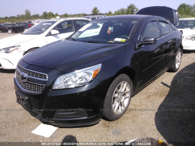1G11C5SA6DF223010 - 2013 CHEVROLET MALIBU 1LT BLACK photo 2