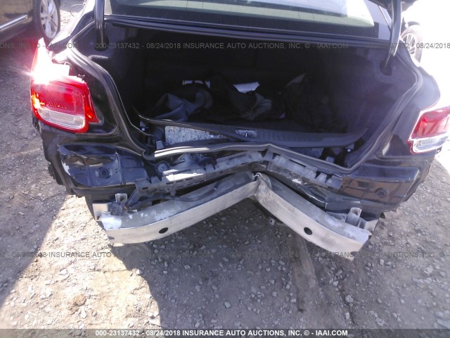 1G11C5SA6DF223010 - 2013 CHEVROLET MALIBU 1LT BLACK photo 6