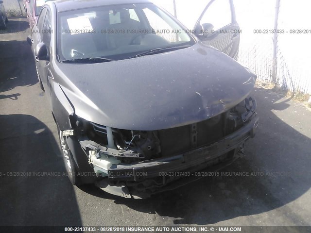 KNAFU4A20A5055118 - 2010 KIA FORTE EX GRAY photo 6