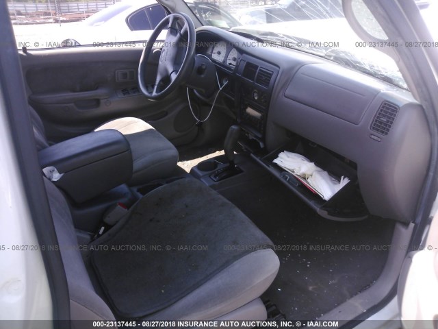 5TEGM92N43Z190051 - 2003 TOYOTA TACOMA DOUBLE CAB PRERUNNER WHITE photo 5