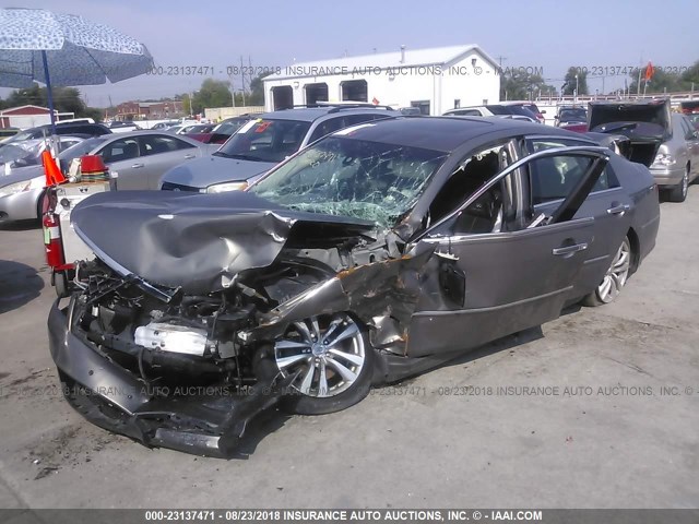 JNKAY01F88M654831 - 2008 INFINITI M35 SPORT GRAY photo 2