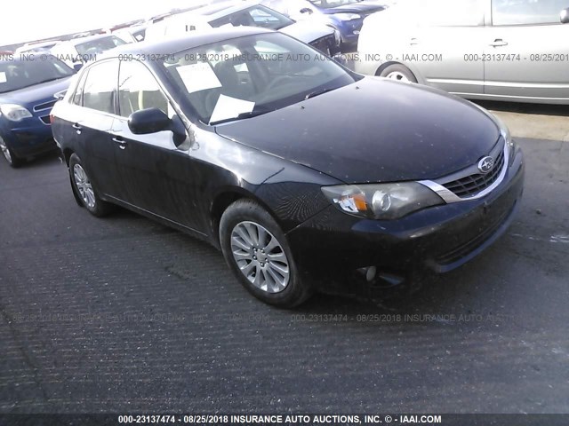 JF1GE61608G507561 - 2008 SUBARU IMPREZA 2.5I BLACK photo 1