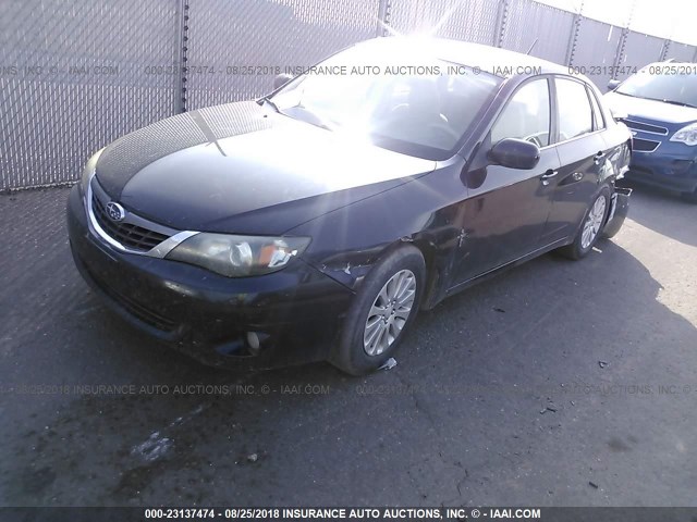 JF1GE61608G507561 - 2008 SUBARU IMPREZA 2.5I BLACK photo 2