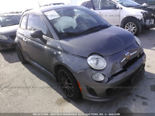 3C3CFFFH9DT515023 - 2013 FIAT 500 ABARTH GRAY photo 1