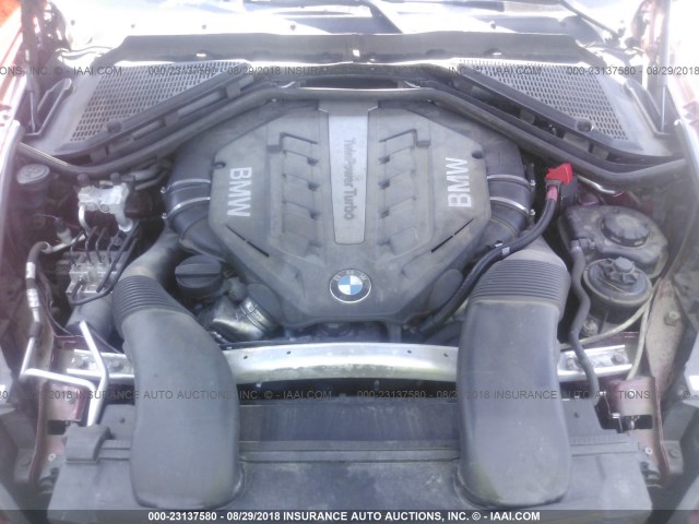 5UXZV8C58CL422551 - 2012 BMW X5 XDRIVE50I Czerwony zdjęcie 10