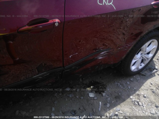 5UXZV8C58CL422551 - 2012 BMW X5 XDRIVE50I Czerwony zdjęcie 6